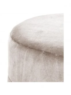 Westwing Collection Pouf à franges en champagne Adriana, ∅ 40 x haut. 40 cm -Entrée & couloir Soldes Pouf a franges en champagne Adriana 5