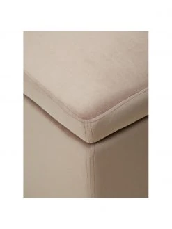 Westwing Collection Pouf avec rangement velours taupe Winou, larg. 50 x haut. 48 cm 10 Westwing Collection Pouf avec rangement velours taupe Winou, larg. 50 x haut. 48 cm -Entrée & couloir Soldes Pouf avec rangement velours taupe Winou 4