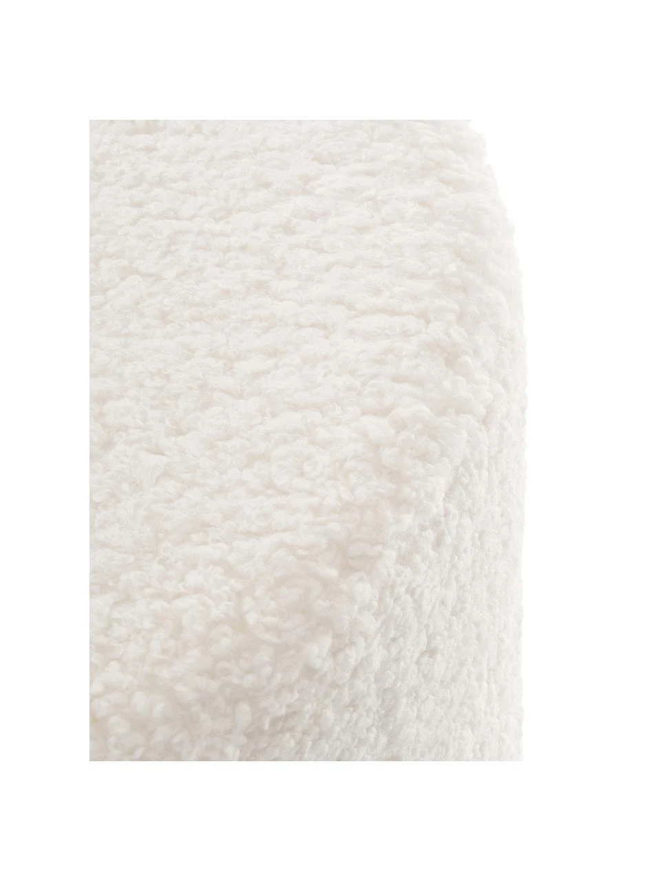 Westwing Collection Pouf blanc crème peluche blanc crème Daisy, Ø 54 x haut. 38 cm 5 Westwing Collection Pouf blanc crème peluche blanc crème Daisy, Ø 54 x haut. 38 cm – Image 5