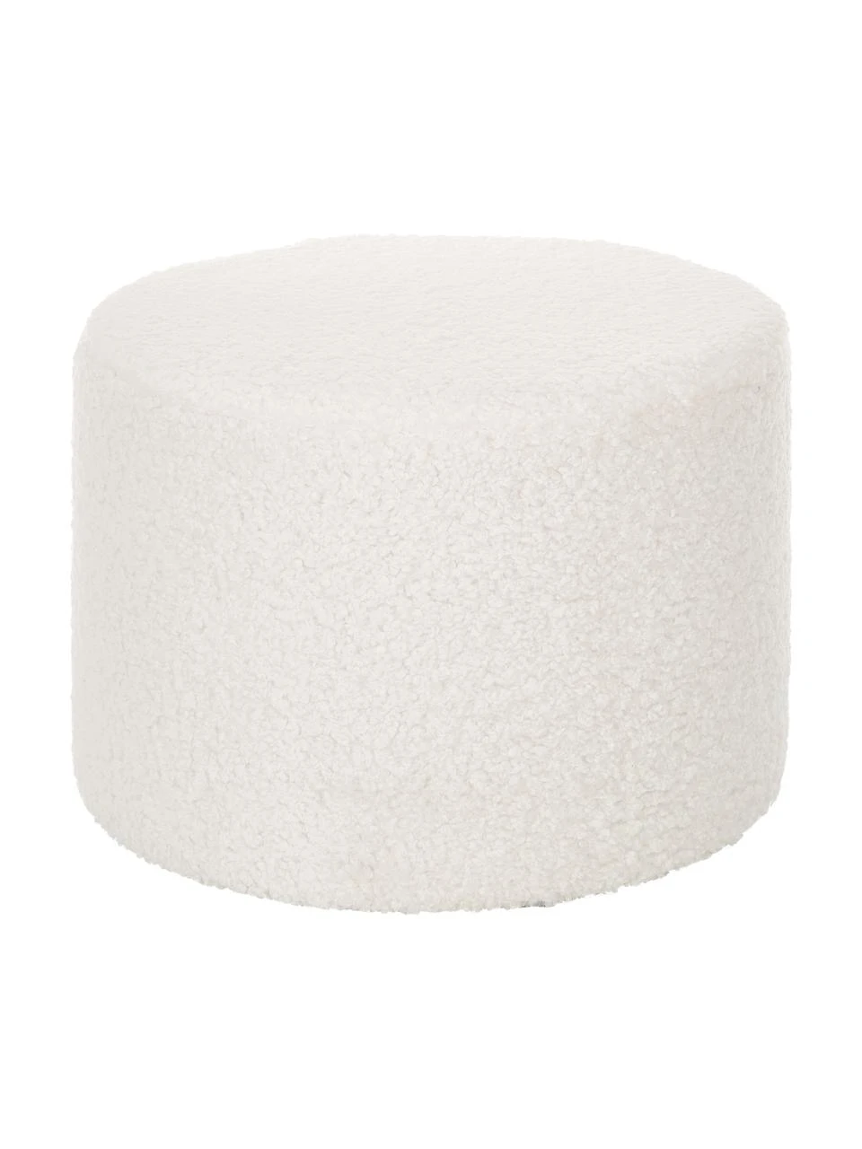 Westwing Collection Pouf blanc crème peluche blanc crème Daisy, Ø 54 x haut. 38 cm 1 Westwing Collection Pouf blanc crème peluche blanc crème Daisy, Ø 54 x haut. 38 cm