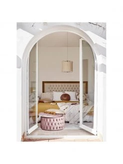 Westwing Collection Pouf coffre XL velours rose Chiara, Ø 70 x haut. 42 cm 8 Westwing Collection Pouf coffre XL velours rose Chiara, Ø 70 x haut. 42 cm -Entrée & couloir Soldes Pouf coffre XL velours rose Chiara 2