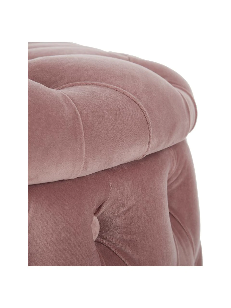 Westwing Collection Pouf coffre XL velours rose Chiara, Ø 70 x haut. 42 cm 6 Westwing Collection Pouf coffre XL velours rose Chiara, Ø 70 x haut. 42 cm – Image 6