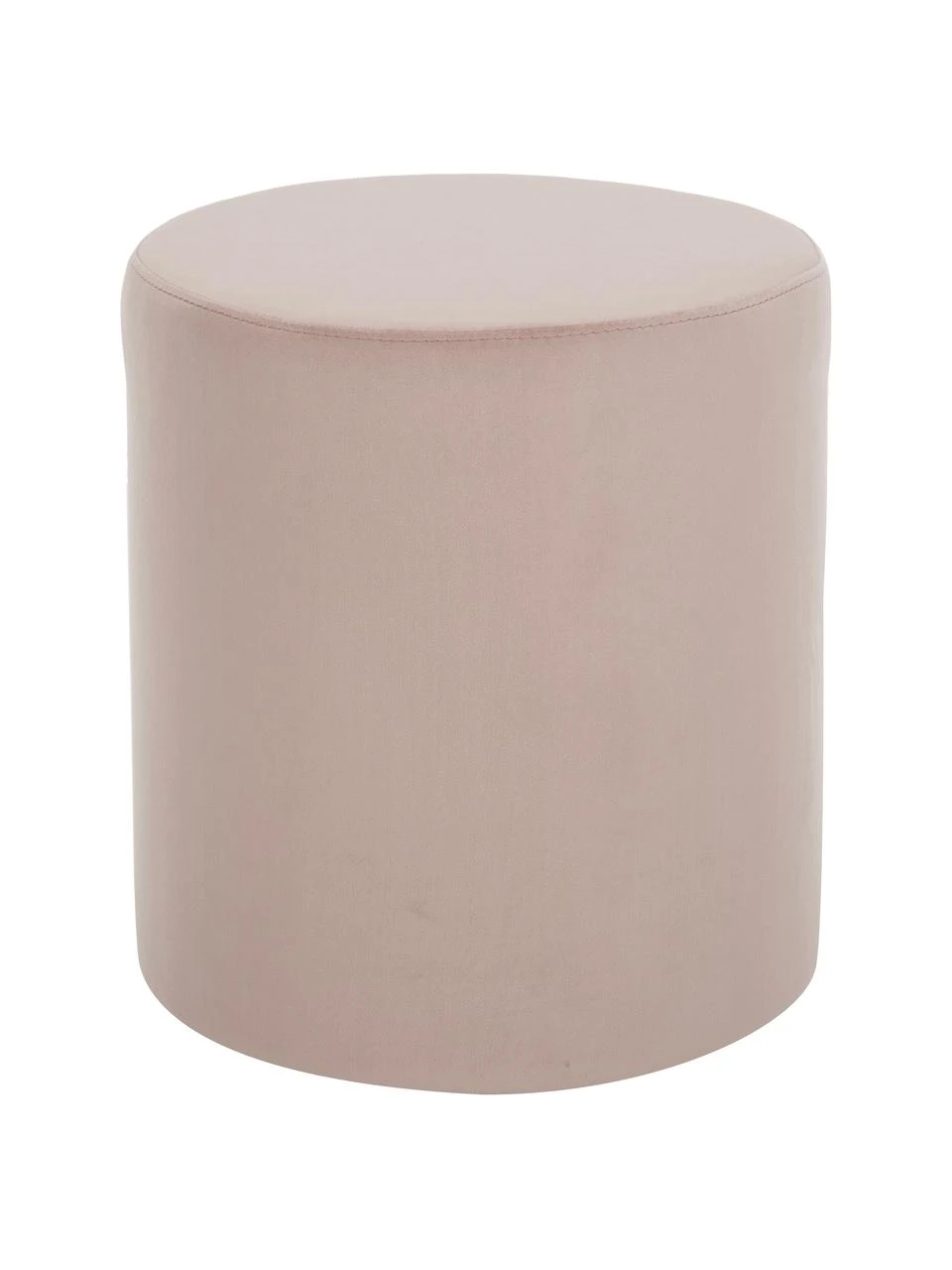 Westwing Collection Pouf rond velours Daisy, Ø 38 x haut. 45 cm 1 Westwing Collection Pouf rond velours Daisy, Ø 38 x haut. 45 cm