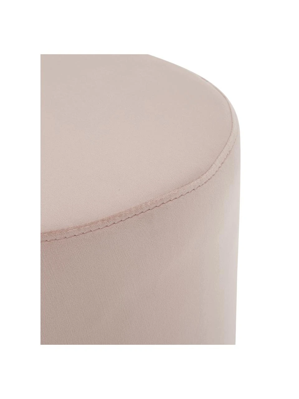 Westwing Collection Pouf rond velours Daisy, Ø 38 x haut. 45 cm 5 Westwing Collection Pouf rond velours Daisy, Ø 38 x haut. 45 cm – Image 5