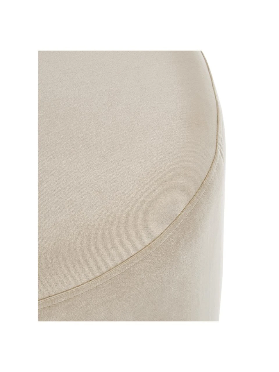 Westwing Collection Pouf rond velours Daisy, Ø 38 x haut. 45 cm 5 Westwing Collection Pouf rond velours Daisy, Ø 38 x haut. 45 cm – Image 5