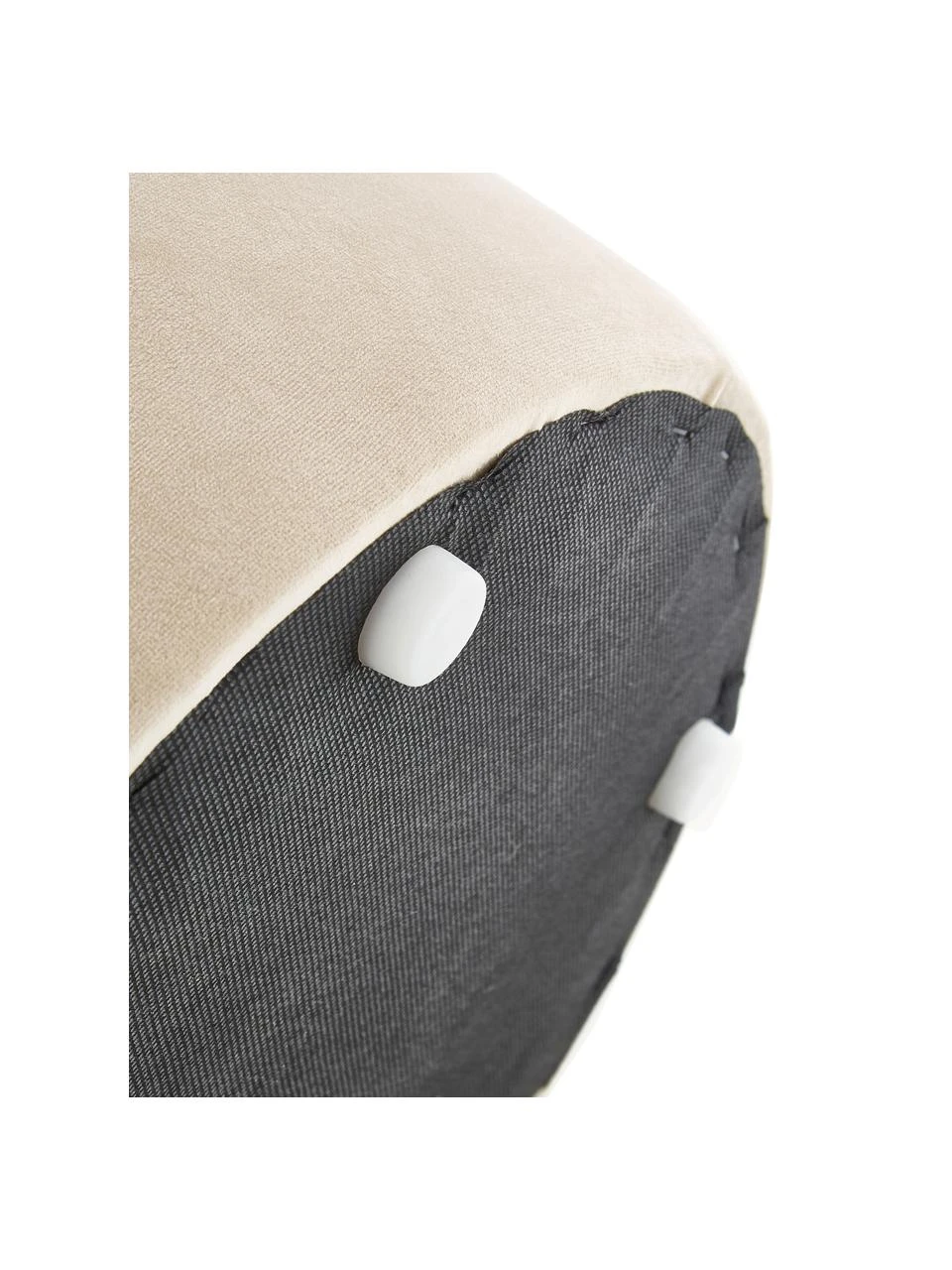 Westwing Collection Pouf rond velours Daisy, Ø 38 x haut. 45 cm 6 Westwing Collection Pouf rond velours Daisy, Ø 38 x haut. 45 cm – Image 6