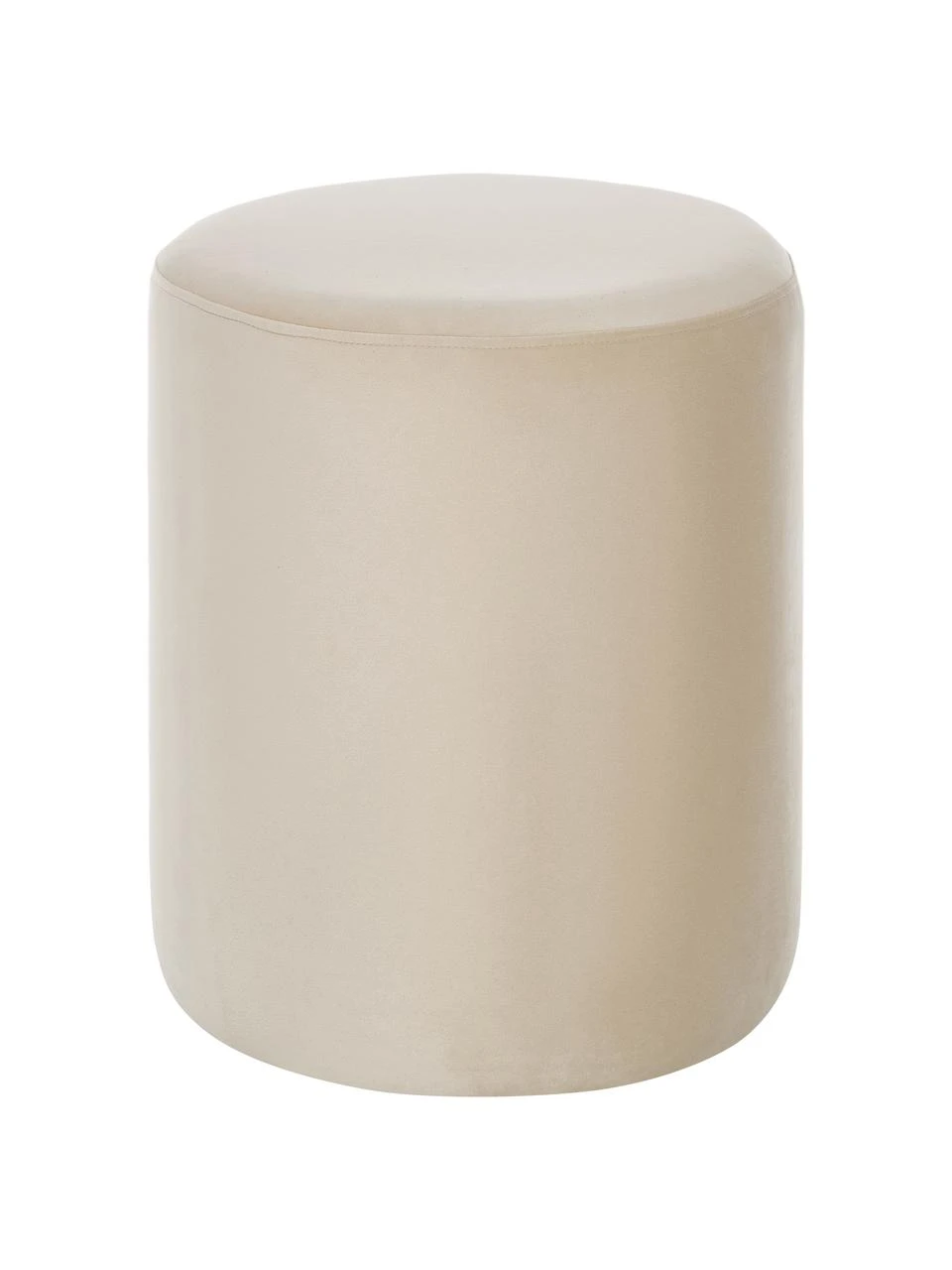 Westwing Collection Pouf rond velours Daisy, Ø 38 x haut. 45 cm 1 Westwing Collection Pouf rond velours Daisy, Ø 38 x haut. 45 cm