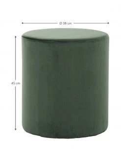 Westwing Collection Pouf rond velours vert Daisy, Ø 38 x haut. 45 cm 8 Westwing Collection Pouf rond velours vert Daisy, Ø 38 x haut. 45 cm -Entrée & couloir Soldes Pouf rond velours vert Daisy 2