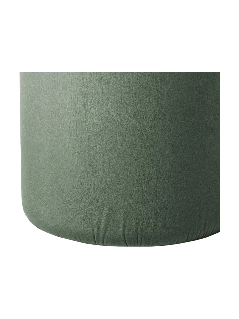 Westwing Collection Pouf rond velours vert Daisy, Ø 38 x haut. 45 cm 6 Westwing Collection Pouf rond velours vert Daisy, Ø 38 x haut. 45 cm – Image 6