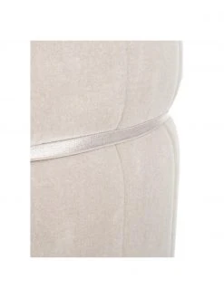 Westwing Collection Pouf velours Birdie, Ø 51 x haut. 38 cm -Entrée & couloir Soldes Pouf velours Birdie 5