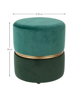Pouf velours Bubbly, Ø 35 x haut. 39 cm 7 Pouf velours Bubbly, Ø 35 x haut. 39 cm -Entrée & couloir Soldes Pouf velours Bubbly 7