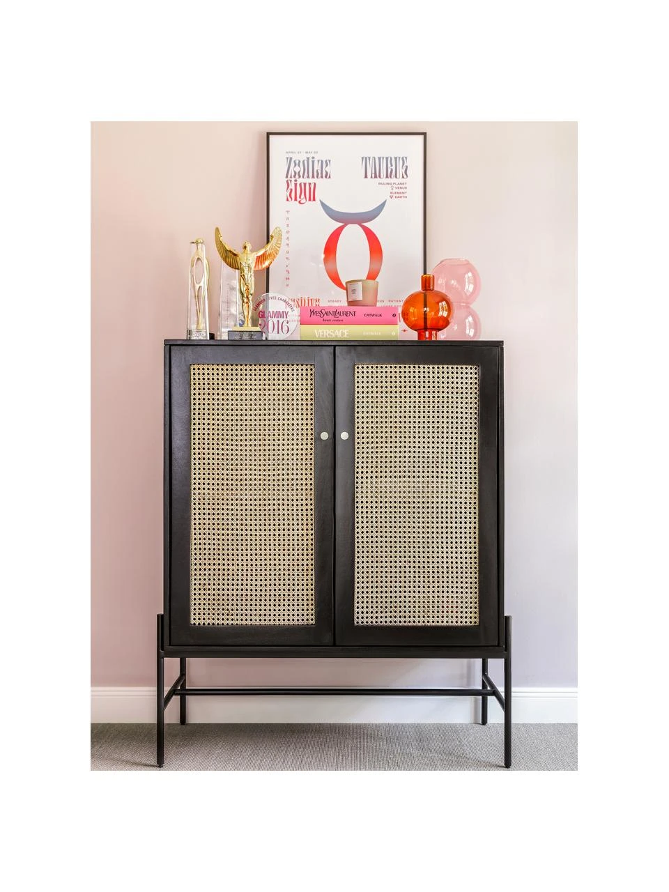 Westwing Collection Rangement avec cannage Vienna, larg. 100 x haut. 120 cm 2 Westwing Collection Rangement avec cannage Vienna, larg. 100 x haut. 120 cm – Image 2