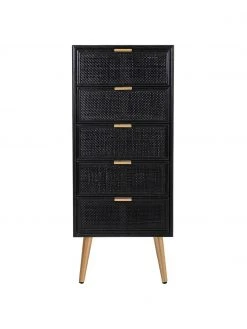 Rangement rustique Cayetana, larg. 42 x haut. 101 cm -Entrée & couloir Soldes Rangement rustique Cayetana 2