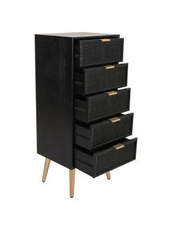 Rangement rustique Cayetana, larg. 42 x haut. 101 cm -Entrée & couloir Soldes Rangement rustique Cayetana 3