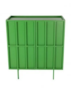 HKliving Rangement vert Pebble, larg. 80 x haut. 89 cm -Entrée & couloir Soldes Rangement vert Pebble 3