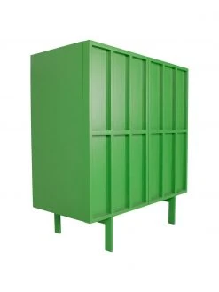 HKliving Rangement vert Pebble, larg. 80 x haut. 89 cm -Entrée & couloir Soldes Rangement vert Pebble 4