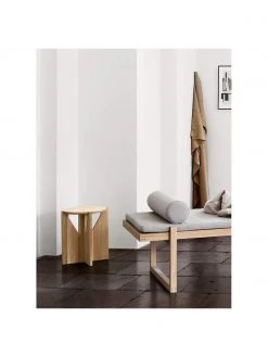 Table d'appoint bois de chêne Future, Ø 36 x haut. 42 cm -Entrée & couloir Soldes Table dappoint bois de chene Future 2