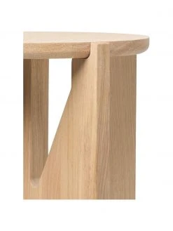 Table d'appoint bois de chêne Future, Ø 36 x haut. 42 cm -Entrée & couloir Soldes Table dappoint bois de chene Future 5