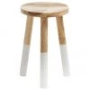 Tabouret Scandi en bois Brocsy, larg. 30 x haut. 44 cm