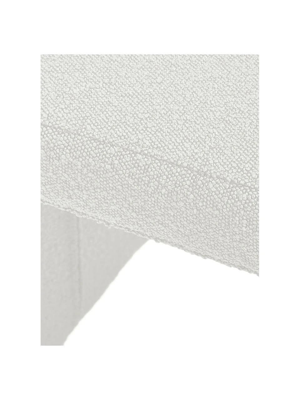 Westwing Collection Tabouret blanc en tissu bouclé Pénélope, larg. 61 x haut. 46 cm 6 Westwing Collection Tabouret blanc en tissu bouclé Pénélope, larg. 61 x haut. 46 cm – Image 6