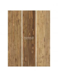 Tabouret bois de teck Lawas, larg. 50 x haut. 46 cm -Entrée & couloir Soldes Tabouret bois de teck Lawas 4