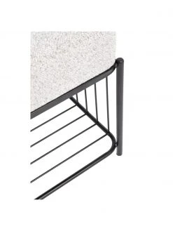 Tabouret bouclé avec rangement Milou, larg. 35 x haut. 45 cm -Entrée & couloir Soldes Tabouret boucle avec rangement Milou 11