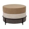 Bloomingville Tabouret brun Como, Ø 60 x haut. 40 cm