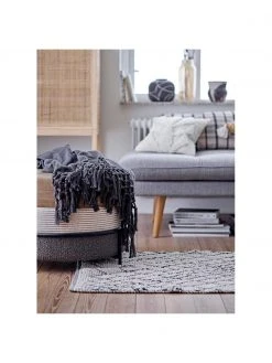 Bloomingville Tabouret brun Como, Ø 60 x haut. 40 cm -Entrée & couloir Soldes Tabouret brun Como 4