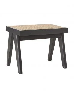 Westwing Collection Tabouret cannage Sissi, larg. 52 x haut. 42 cm