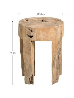 Jan Kurtz Tabouret en bois de teck Java, Ø 30 x haut. 40 cmDisponibilité limitée 8 Jan Kurtz Tabouret en bois de teck Java, Ø 30 x haut. 40 cmDisponibilité limitée -Entrée & couloir Soldes Tabouret en bois de teck Java 2