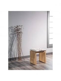 Tabouret moderne en bambou Rib, larg. 45 x haut. 43 cm 11 Tabouret moderne en bambou Rib, larg. 45 x haut. 43 cm -Entrée & couloir Soldes Tabouret moderne en bambou Rib 5