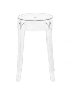 Kartell Tabouret plexi Charles Ghost, Ø 39 x haut. 46 cm -Entrée & couloir Soldes Tabouret plexi Charles Ghost 3