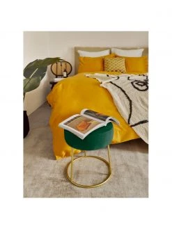 Bizzotto Tabouret rond velours vert Clarissa, Ø 35 x haut. 40 cm 8 Bizzotto Tabouret rond velours vert Clarissa, Ø 35 x haut. 40 cm -Entrée & couloir Soldes Tabouret rond velours vert Clarissa 3