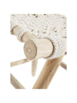 Tabouret style boho Edgard, larg. 45 x haut. 45 cmDisponibilité limitée -Entrée & couloir Soldes Tabouret style boho Edgard 4
