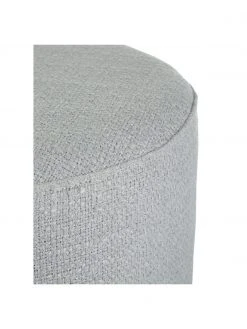 Westwing Collection Tabouret tissu bouclé gris clair Orchid, Ø 38 x haut. 38 cm -Entrée & couloir Soldes Tabouret tissu boucle gris clair Orchid 4