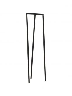 Tringle à vêtements en métal noir Kaya, larg. 50 x haut. 173 cm -Entrée & couloir Soldes Tringle a vetements en metal noir Kaya 3