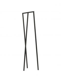 Tringle à vêtements en métal noir Kaya, larg. 50 x haut. 173 cm -Entrée & couloir Soldes Tringle a vetements en metal noir Kaya 5