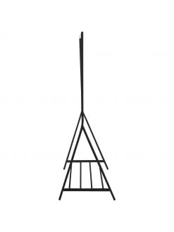 Tringle en métal noire Brent, larg. 117 x prof. 59 cm -Entrée & couloir Soldes Tringle en metal noire Brent 3