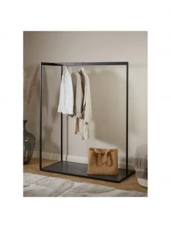 Entrée & couloir Soldes -Entrée & couloir Soldes Tringle noire a vetements aspect marbre Pacey 1