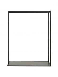 Westwing Collection Tringle noire &agrave; v&ecirc;tements aspect marbr&eacute; Pacey, larg. 120 x haut. 152 cm -Entrée & couloir Soldes Tringle noire a vetements aspect marbre Pacey 3